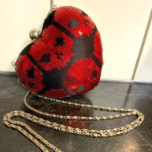 Iron fist skull sequence small purse